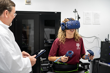 Dr. Jay Maddock in VR lab